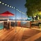 Newhouse Lighting 9 ft. 8 in. Outdoor String Light Poles for Outside Lights for Garden, Patio and Backyard Decor, 2PK NHSLP-2P - alternate 6